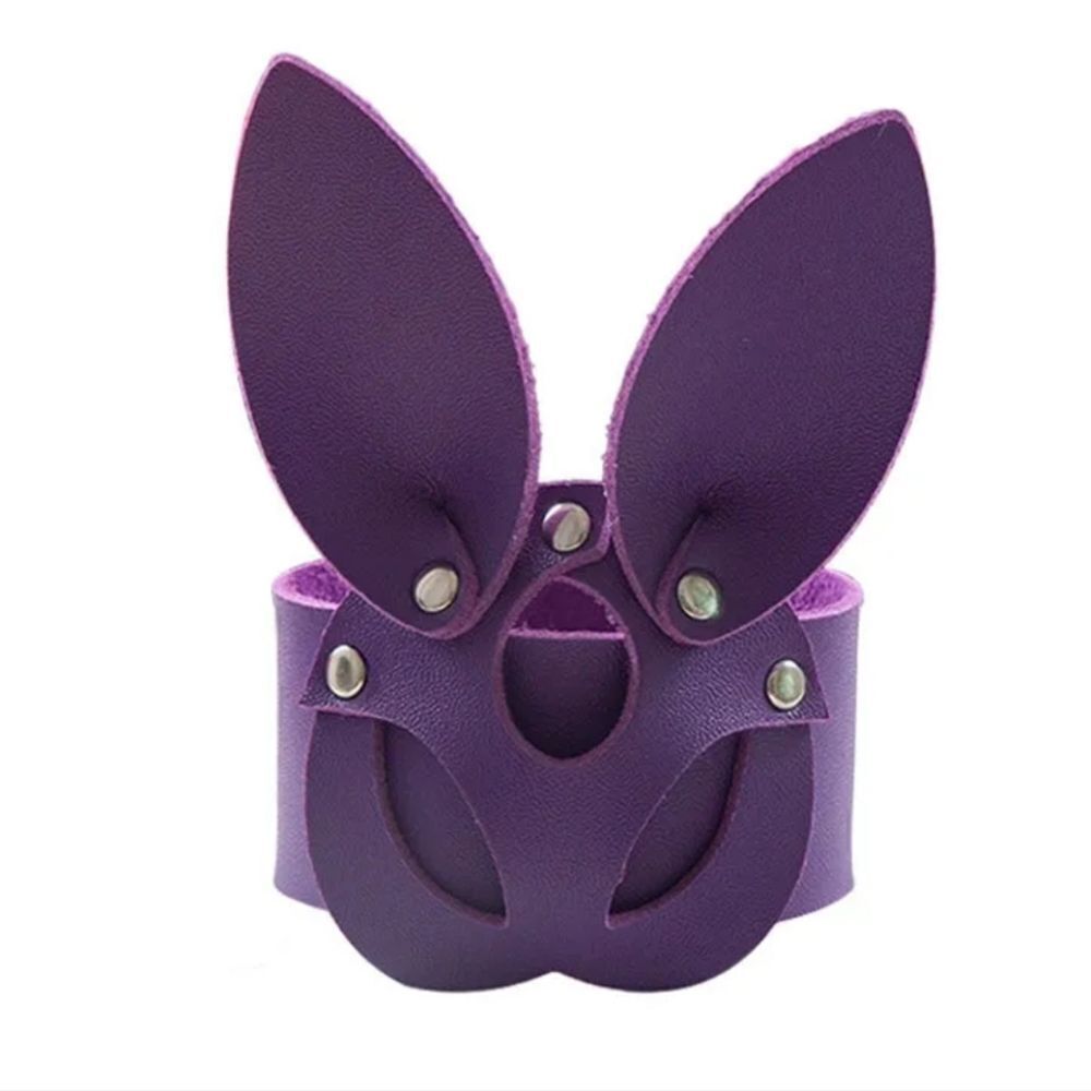 NWOT Punk Fetish Wrap Bunny Ear Bracelet - Purple